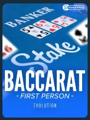 Baccarat First Person at Live Stake Casino