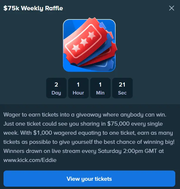 Weekly Raffle